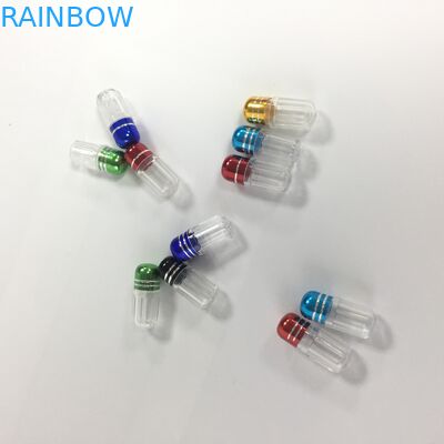 Supplement Capsule Plastic Pill Bottles Container PP Material With Metal Cap