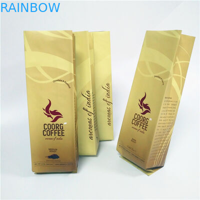 Custom Printed Stand Up Zipper Pouch Bags Moisture Barrier Side Gusset Flat Bottom