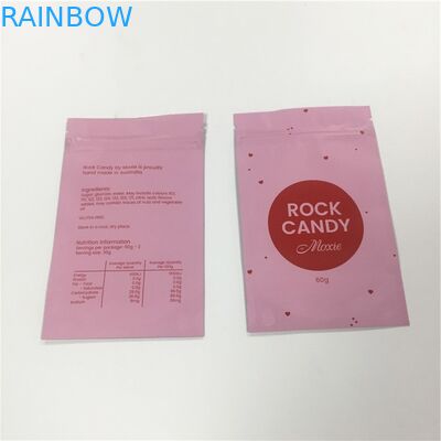 Glossy Surface Printed k Bags Aluminum Foil Laminated Candy Gummy Packaging