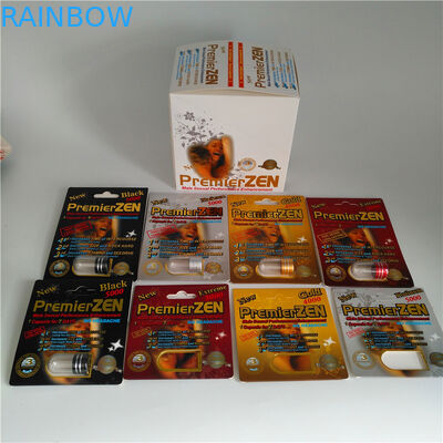 Premier ZEN Male Sexual Performance Enhancement Pill Blister Packaging Paper Box