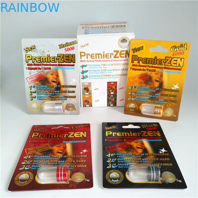 Premier ZEN Male Sexual Performance Enhancement Pill Blister Packaging Paper Box