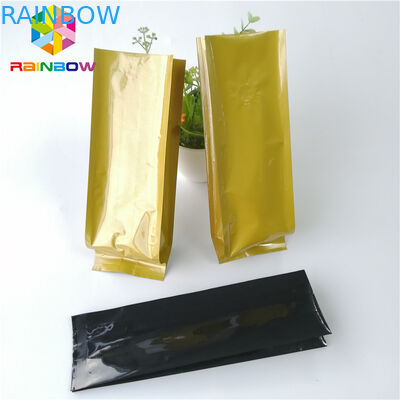 Resealable Aluminum Foil Stand Up Pouch 12oz 16oz Side Gusset Roast Coffee Tea Bag