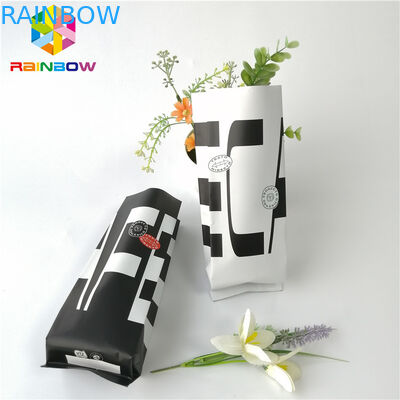 Grease Proof Snack Bag Packaging Plain White Paper Clear Window Bag With Tin Tie