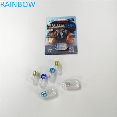 Medical Usage Blister Card Packaging Rhino 11 Magnum 24k 3D Card Inventory Blister Pack