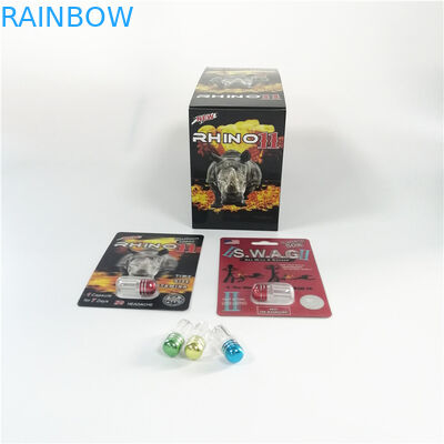 Rhino 69 Series Blister Card Packaging Male Enhancement Pills 3d Pill Blister Packing