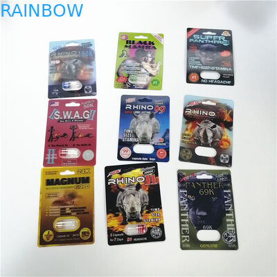 Premizen Cards 3D Cards Capsule Blister Packaging For Male Enhancement Pills