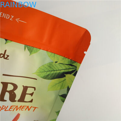 Heat Seal Plastic Pouches Packaging Roasted Coffee Bean Powder Bags With k