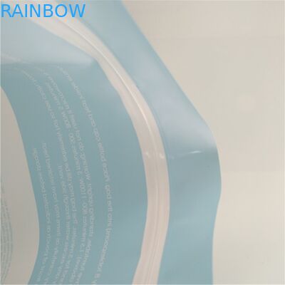 Food Storage Microwave Steriliser Bottom Gusset Bags Resealable Top Zipper Custom