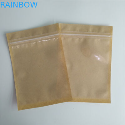 Cherry Seed Coffee Sachet Pillow Custom Paper Bags Recyclable Durable With Window