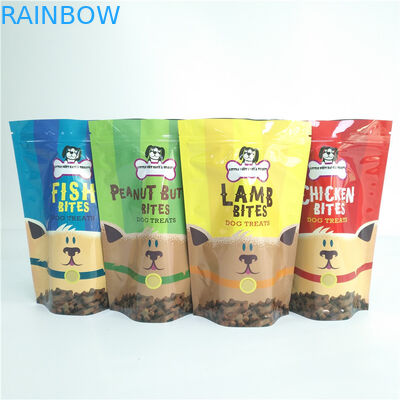 Dog Treat Storage Pet Food Bag  Laminated Plastic Reusable Vacuum Organic Pouch