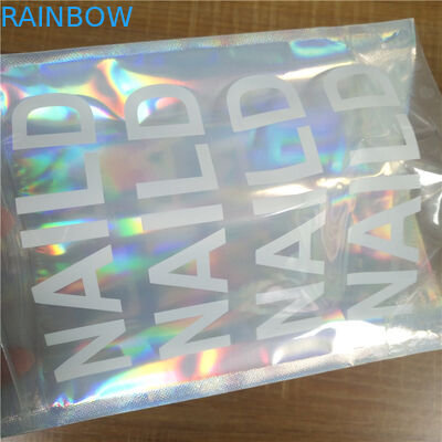 Biodegradable Iridescent Mylar Laser Pouch Plastic Bag Packaging Salt Coffee Body Scrub