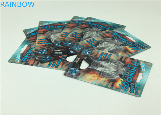 Durable Paper Card Packaging For Male Enhancing Natural Performance Sex Pills