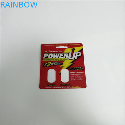 Female Enhancer Pills Blister Card Packaging Mamba Burro 30000 For Gold Capsule Bottle