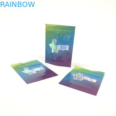 Stand Up Mylar Herbal Incense Packaging Runtz Weed Pack Gummy Bear Candy Bags