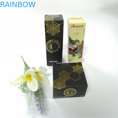 Child Proof Gift Box Packaging Colored Printed Folding Paper E Cigarette Smoke Oil Bottle