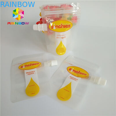Reusable Liquid Stand Up Spout Pouch Packaging Baby Food Packing Squeeze Bag