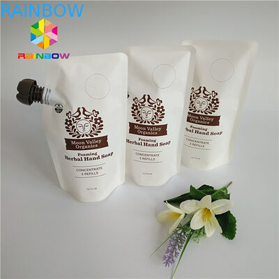 Reusable Liquid Stand Up Spout Pouch Packaging Baby Food Packing Squeeze Bag