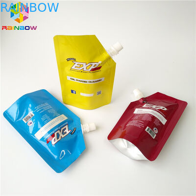 Reusable Liquid Stand Up Spout Pouch Packaging Baby Food Packing Squeeze Bag