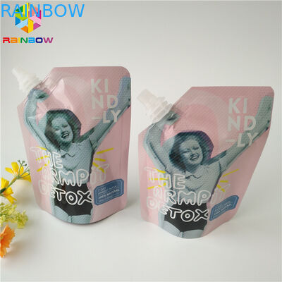 Reusable Liquid Stand Up Spout Pouch Packaging Baby Food Packing Squeeze Bag
