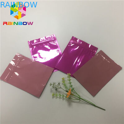 Customize Print Foil Pouch Packaging Heat Seal Mask Pouch With Bottom Filling