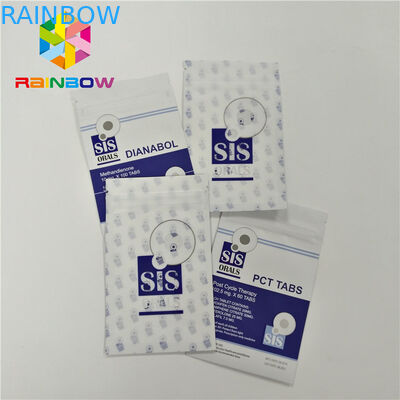 Plastic Mylar Flat Packets Aluminum Foil Bags Laminated Facial Mask Pouch With Tear Notch