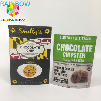 Resealable Top k Aluminum Foil Matte Doypack Pouch Bag For Nut / Dries Fruit