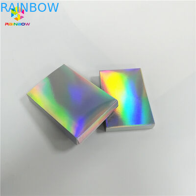 Glossy Paper Hologram Paper Box Packaging Custom Cardboard Diving Facial Mask Pack
