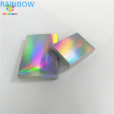 Glossy Paper Hologram Paper Box Packaging Custom Cardboard Diving Facial Mask Pack
