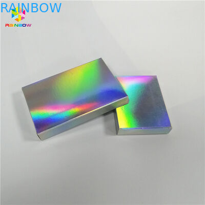 Waterproof Hologram Custom Printed Paper Boxes Printed Eyelash Box Packaging