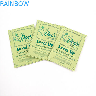 Customized Printed Cbd Bag Plastic Pouches Packaging For Cigarettes / Tobacco