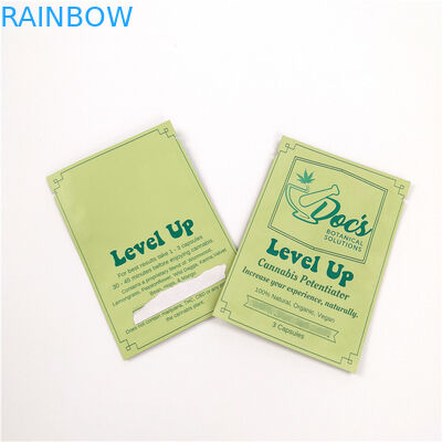 Customized Printed Cbd Bag Plastic Pouches Packaging For Cigarettes / Tobacco