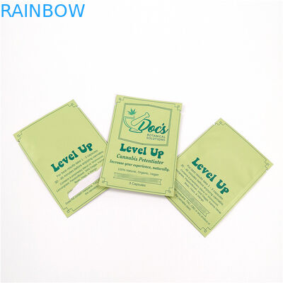 Customized Printed Cbd Bag Plastic Pouches Packaging For Cigarettes / Tobacco