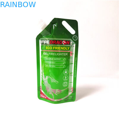 Zip Lock Clear Drink Reusable Spout Pouch Packaging Plastic Gravnre Printing