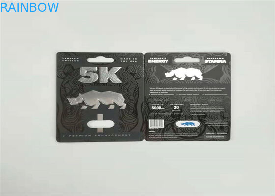 Custom Printing Blister Card Packaging Hologram Foil Burro Primavera Paper Card