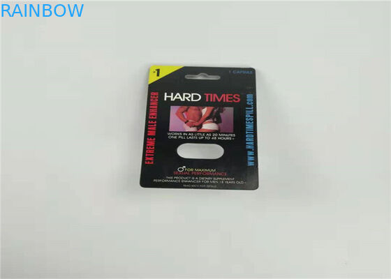 7000K Buffalo Paper Blister Card Packaging Red Foil Stamping Offset Printing