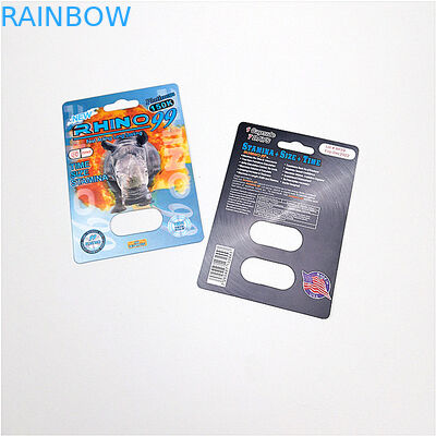 Rhino 9 Model Number 25000/150k Blister Pack Packaging 3d Effect Card Customized Size