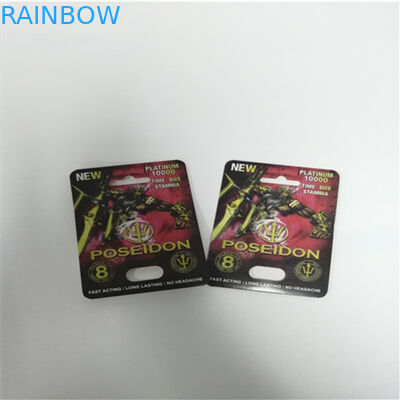 7K White Panther Packaging Blister 3d Cards Box Stiff For Male Enhancement Pill