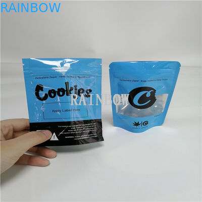 100-180 Mic Thickness Smell Proof Child Proof Bag For 3.5 Grams Cookies