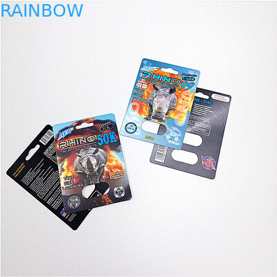 Faddish Slide Plastic Blister Packaging Black Mamsa 3d Card Plastic Cover For Sex Pills