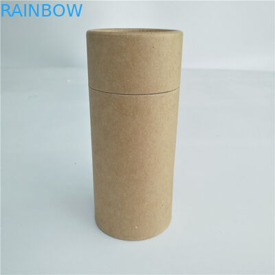 Recycled Paper Box Packaging Cardboard Tube For Tea Leave / Cosmetic Glass Bottle