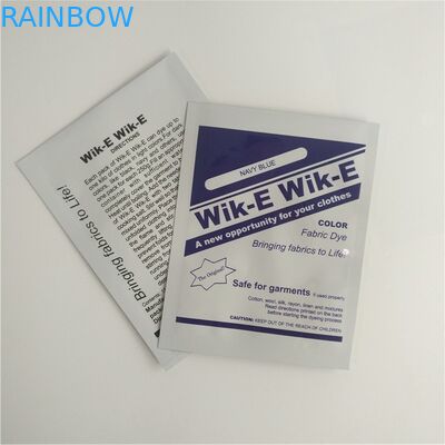 Custom Printed Stand Up Foil Pouches Fishing Lure Packaging Bag Clothes Fabric Dye Sachet