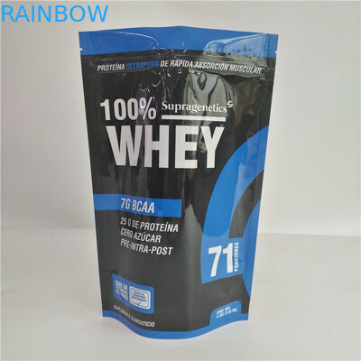 Stand Up Pouch Custom Printed Snack Bags Coffee Chocolate Powder Packaging 5lb 2kg