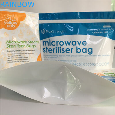 k Microwave Bottom Gusset Bags Glossy Stand Up Plastic Sterilizer Retort Pouch