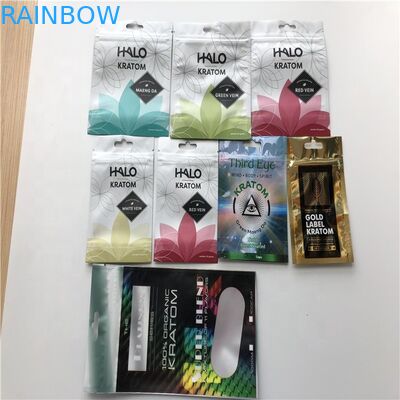 Resealable Three - Side Sealed Aluminum Foil k Bag Food Moisture Proof