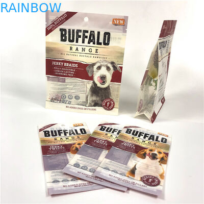 Hot Sealed Pet Food Pouch Side Guseet Plastic Ploy Customized Logo CMYK Color