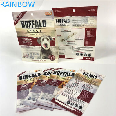 Hot Sealed Pet Food Pouch Side Guseet Plastic Ploy Customized Logo CMYK Color