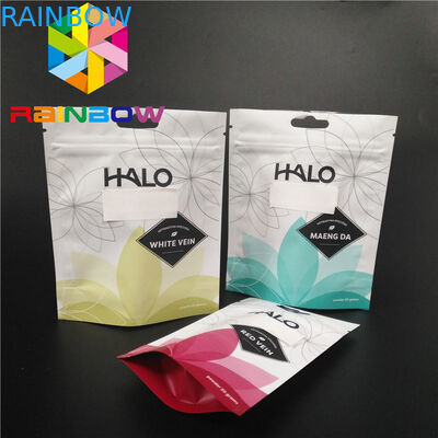Stand Up Foil Pouch Packaging Custom Printed Smell Proof For Pharmaceutical Kraton