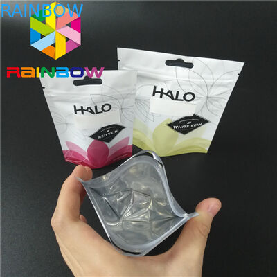 Stand Up Foil Pouch Packaging Custom Printed Smell Proof For Pharmaceutical Kraton