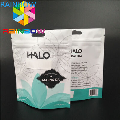 Stand Up Foil Pouch Packaging Custom Printed Smell Proof For Pharmaceutical Kraton