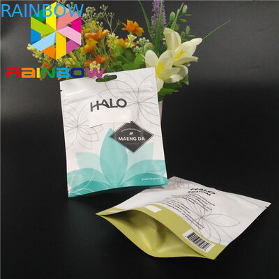 Stand Up Foil Pouch Packaging Custom Printed Smell Proof For Pharmaceutical Kraton